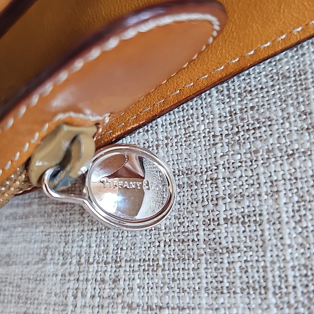 Tiffany & Co. Leather Shoulder Bag, Camel Brown - Picture 6 of 14